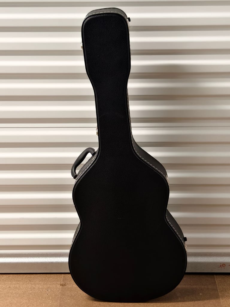 image for 🟩 Stagg Hard Case | Acoustic / Electro-Acoustic Guitar | Black Leather Look | Compact Size