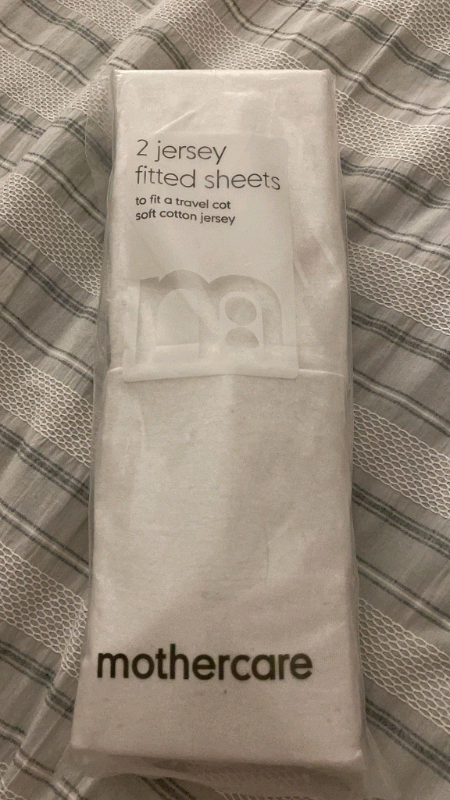 image for Travel cot fitted sheets