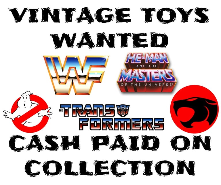 image for W2B Vintage Star War, action men, turtles, he man, transformers, Gi joe toys