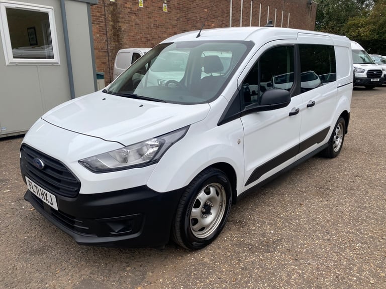2021 71Reg Ford Transit Connect Leader Crew-Van 1.5TDCi Euro6 Air Con +VAT 