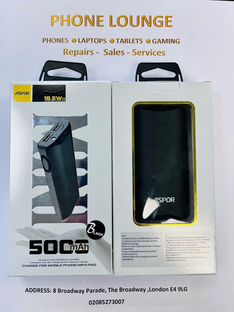 Aspor 5000mah Universal Power Bank