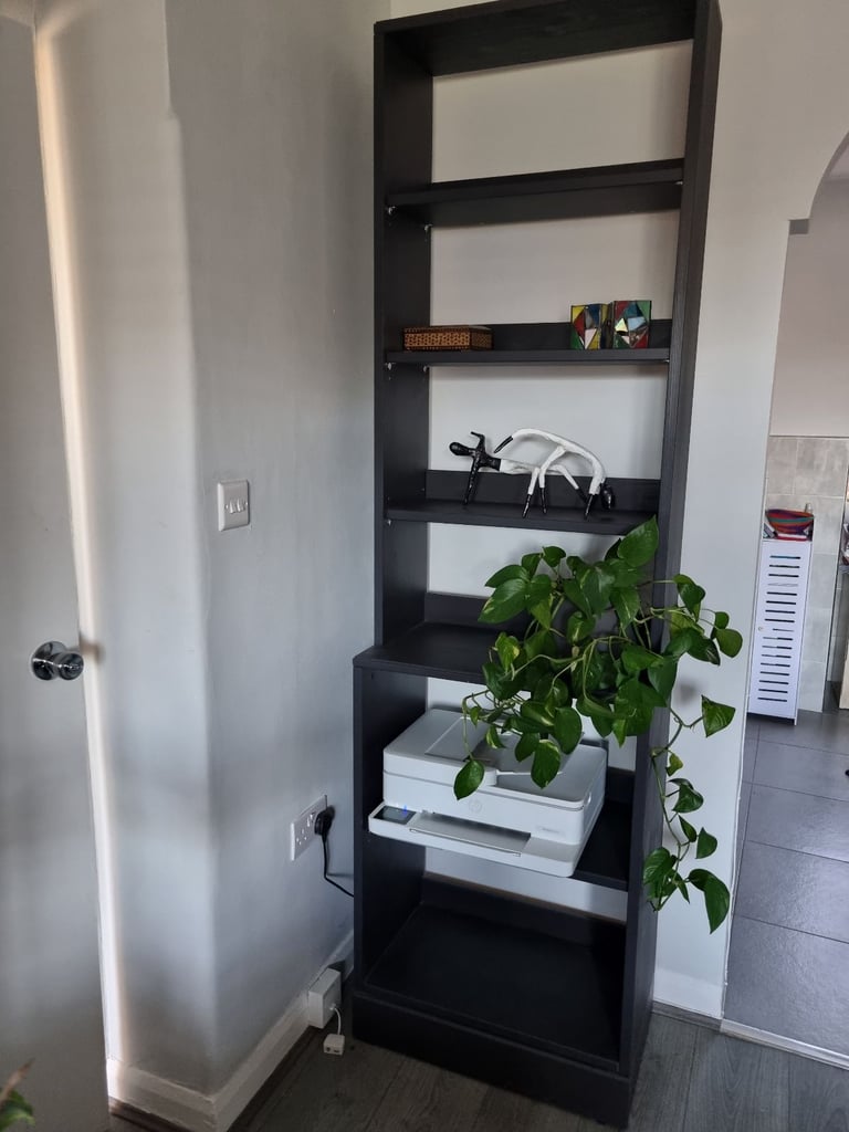 HAVSTA shelving unit with plinth, 61×212×37 cm. £60