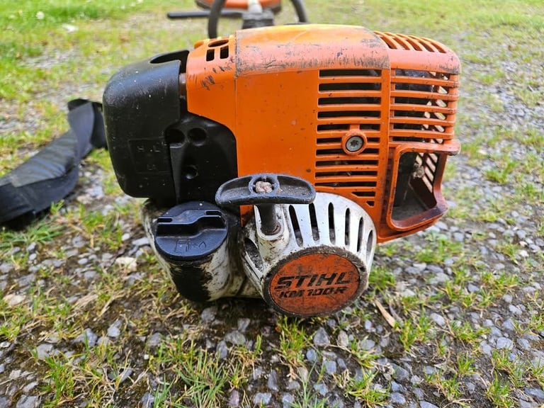 Stihl KM 100 R Combi and Strimmer attachment