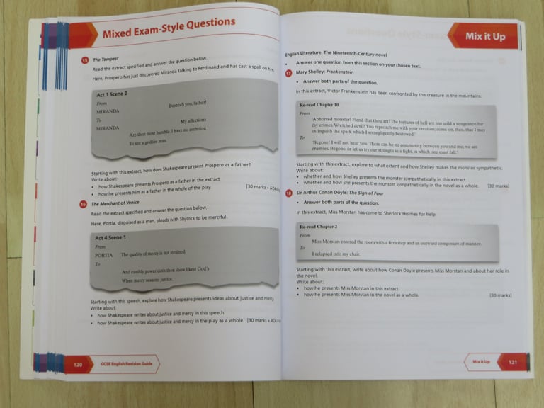 Collins AQA GCSE English Lang/Lit Revision/Practice IMMACULATE CONDITION