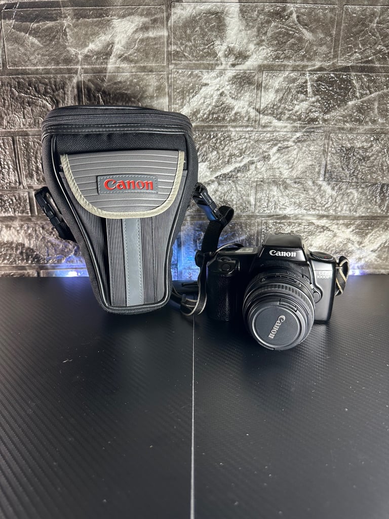 image for Canon EOS 1000F 35mm Sigma Lens SLR Film Camera *Needs Battery* Good Condition