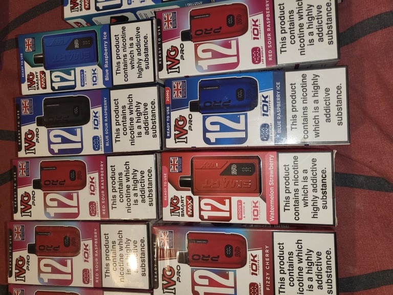21 vapes £12 each or 3 for £36 