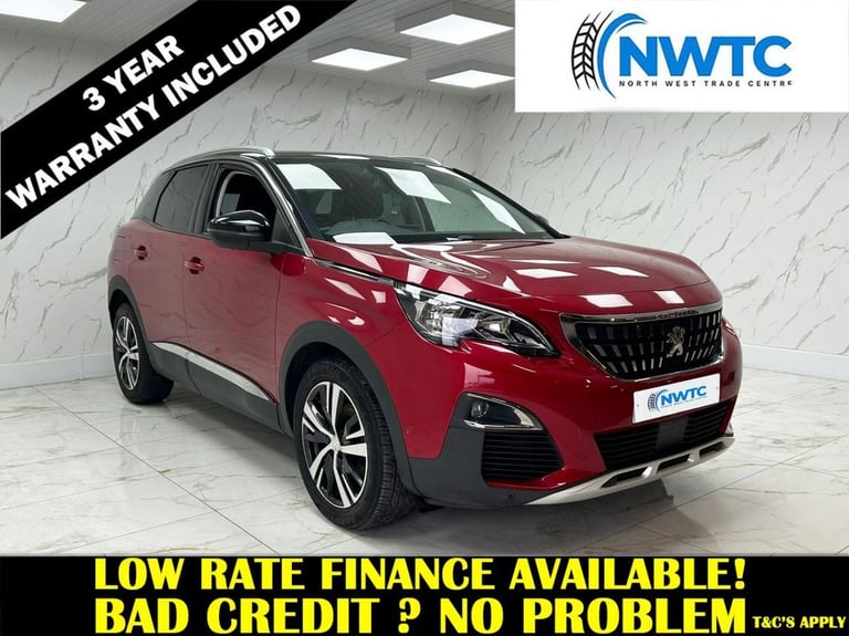 image for 2017 Peugeot 3008 1.2 PureTech Allure SUV 5dr Petrol Manual Euro 6 (s/s) (130 ps) F/S/H!! 1 F HAT...