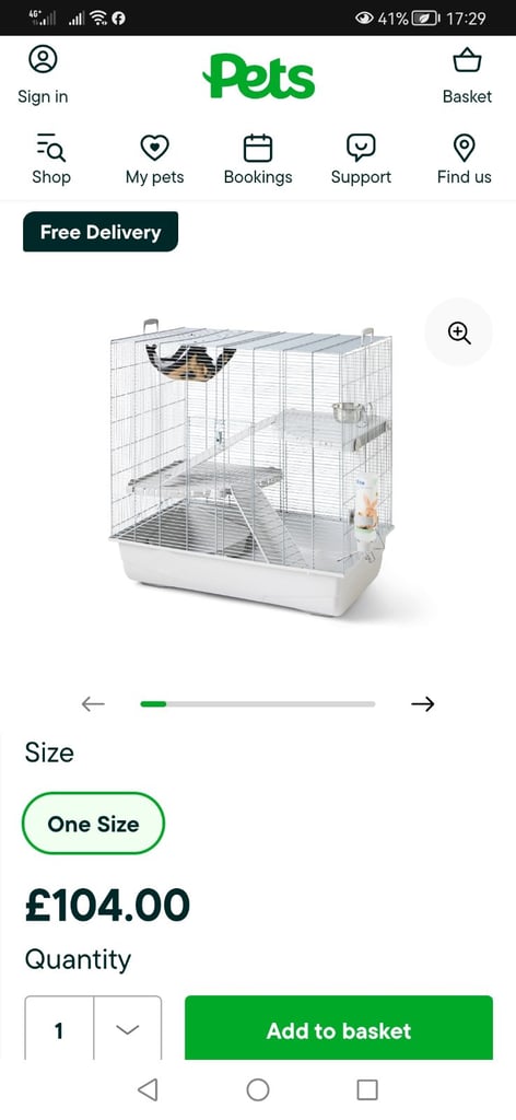 Savic freddy rat cage