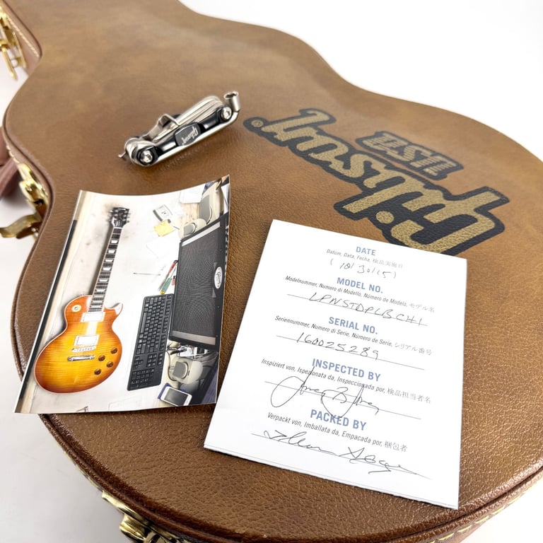 2016 Gibson Les Paul Standard Plus – Light Burst - Trades