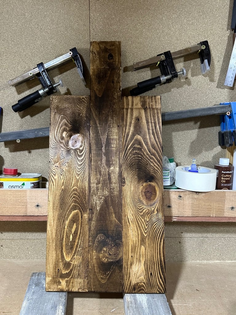 Handmade charcuterie board