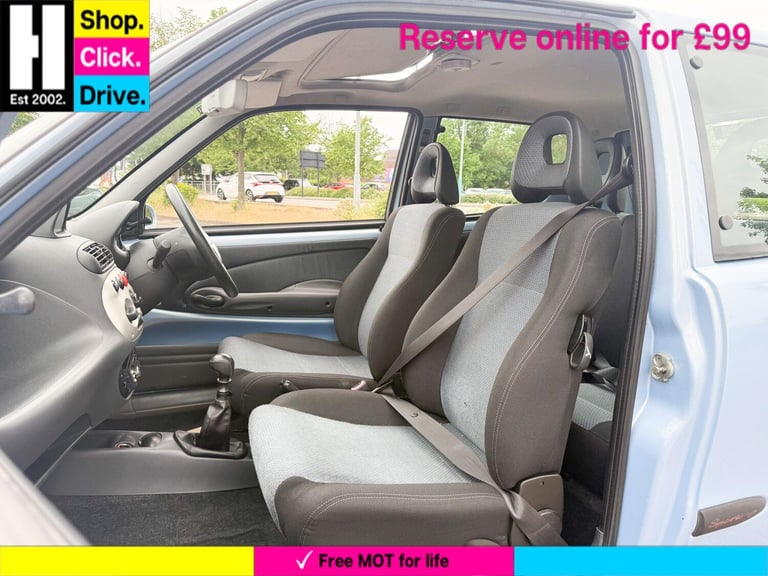 2003 Fiat Seicento 1.1 Sporting 3dr HATCHBACK Petrol Manual