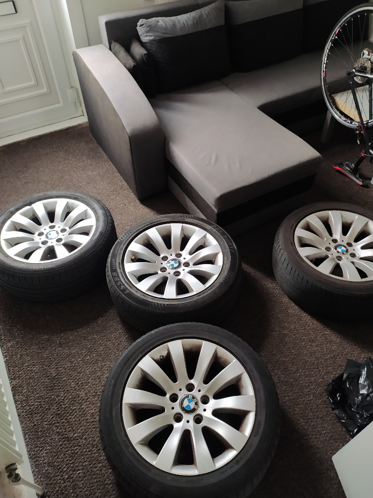 image for R17 BMW rims with tyres 