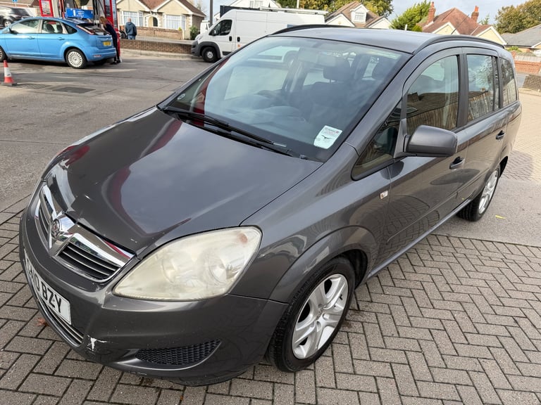 Vauxhall, ZAFIRA, 2010, 1.9L Diesel, One years MOT - 7 Seater