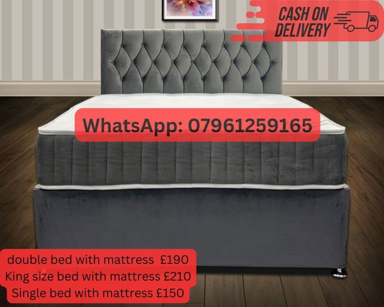 quality double beds with supreme mattress and hardwood frames in
