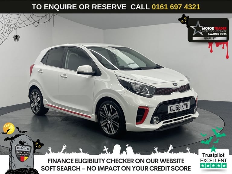 image for 2018 Kia Picanto 1.0 T-GDi GT-Line Hatchback 5dr Petrol Manual Euro 6 (99 bhp) Hatchback Petrol M...