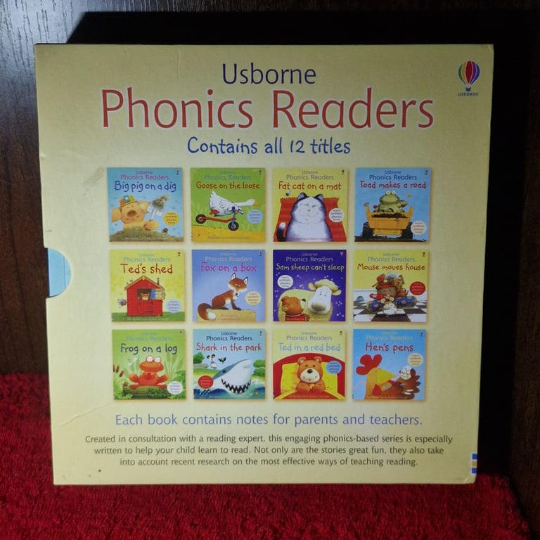 Usborne Phonics Readers – Complete 12 Book Collection (Stephen Cartwright, 2006, 