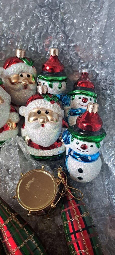 Vintage Christmas baubles 
