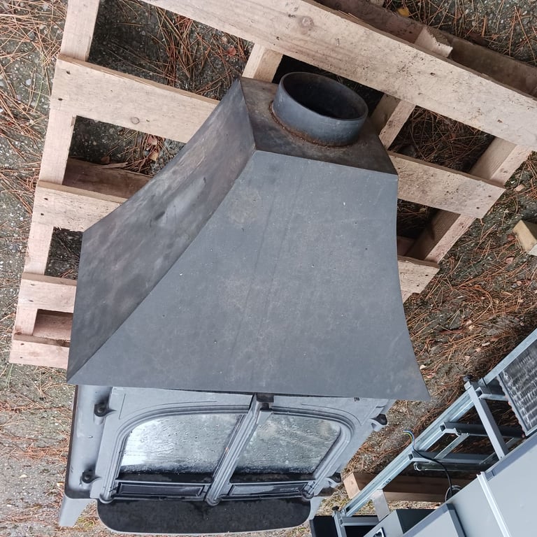 WOOD BURNING FIRE STOVE STOVAX STOCKTON 8 HIGH CANOPY A1 ORDER COLLECTION SUTTON COLDFIELD  