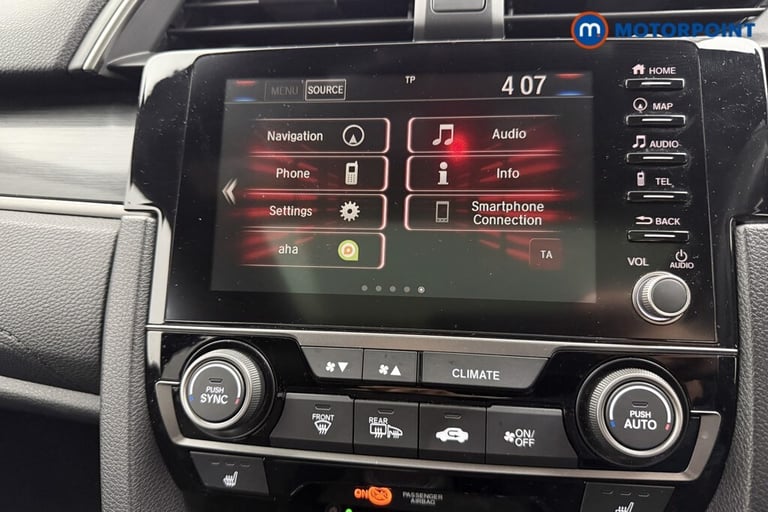 2020 Honda Civic 1.0 VTEC Turbo 126 Sport Line EX 5dr CVT Hatchback Petrol Automatic