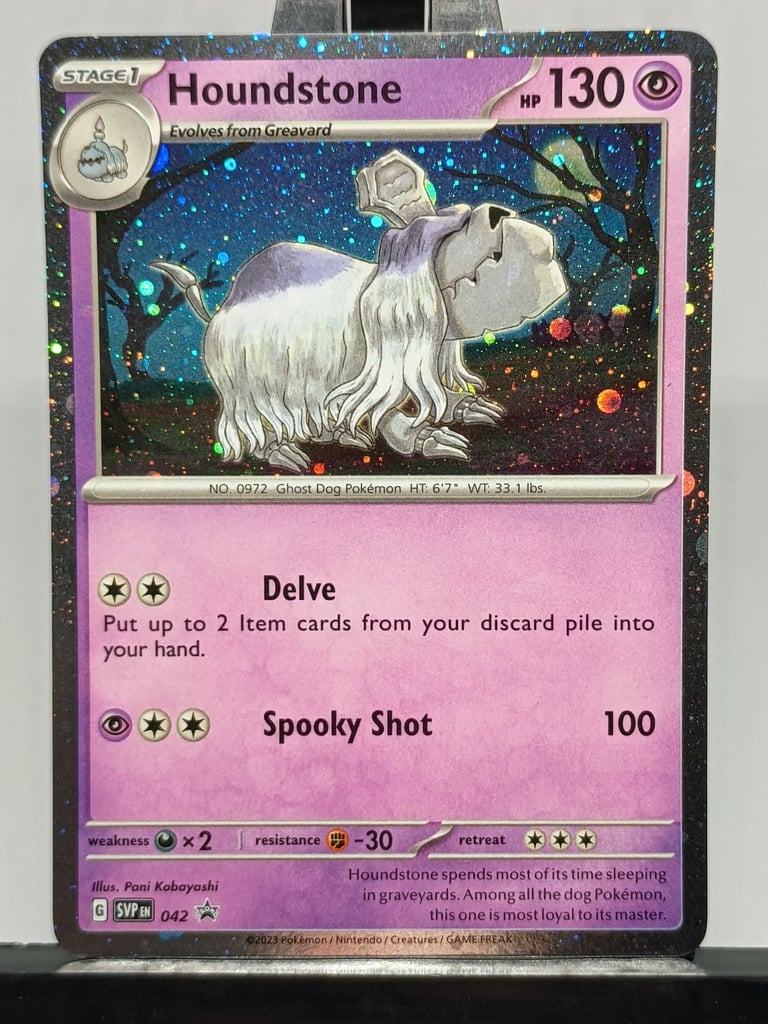 image for Pokemon Card Houndstone 042 Cosmo Holo