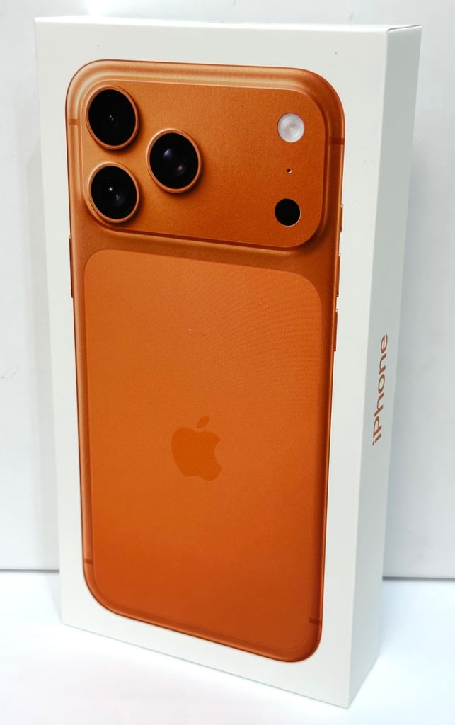 iPhone 17 Pro Max 1TB Orange, Brand New in Sealed Box with 1 Year Apple Warranty. 