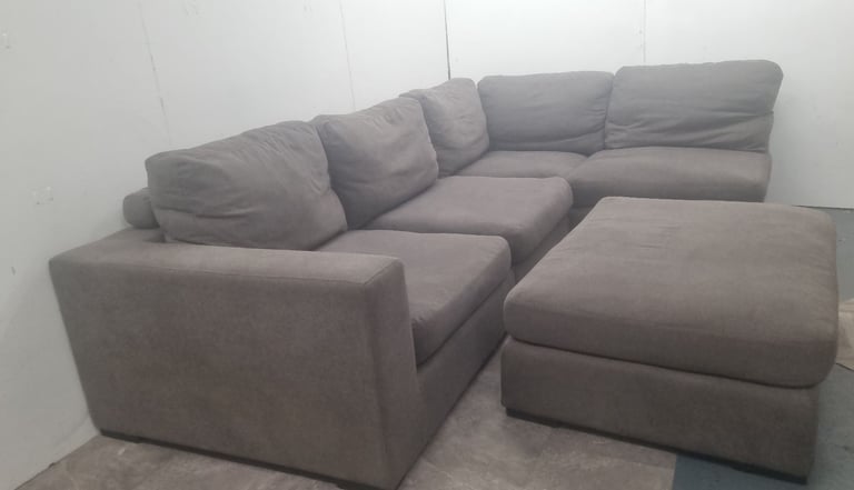 Corner Sofa & Footstool *Can Deliver* 