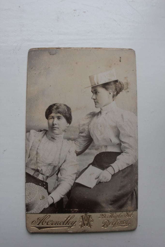 2 Victorian photograph CDV's albums lot of Belfast photographers