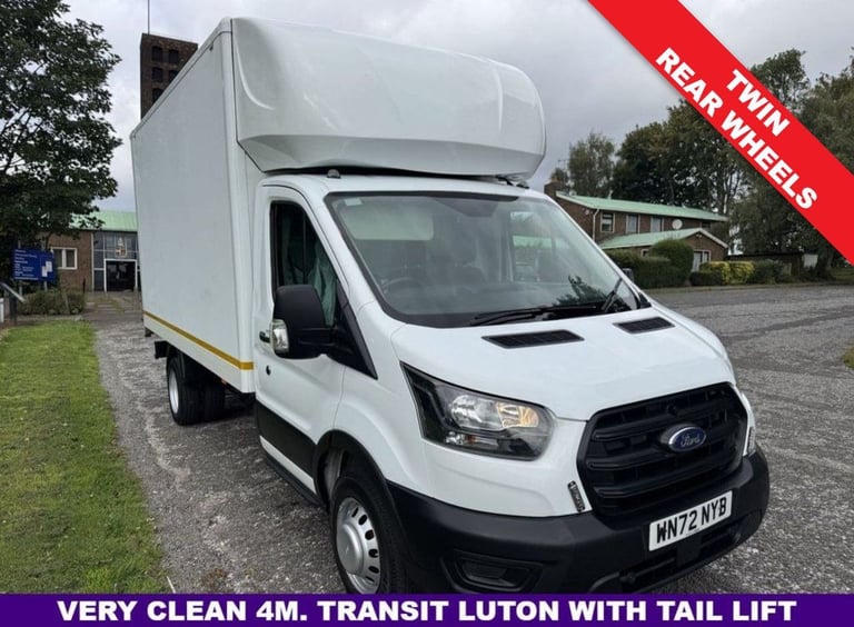 2022 Ford Transit 2.0 350 EcoBlue Leader Luton Tail Lift Diesel DRW L3 Euro 6 130bhp Luton Van Di...