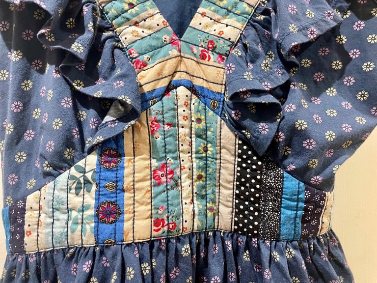 Cotton quilted vintage top 
