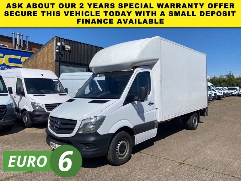 2017 67 MERCEDES-BENZ SPRINTER 2.1 314 CDI L3 LUTON LWB BOX TAIL LIFT VAN RWD 14