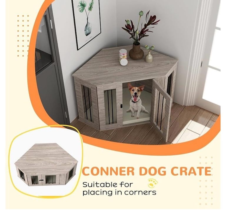 Paw hut dog crate kennel