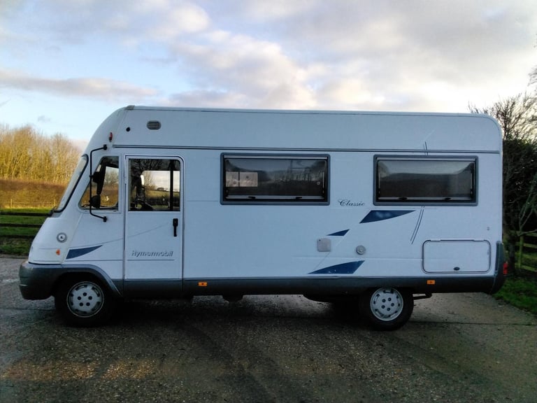 HYMERMOBIL B575 A CLASS COACHBUILT MOTORHOME 6 BERTH 53 PLATE , RHD