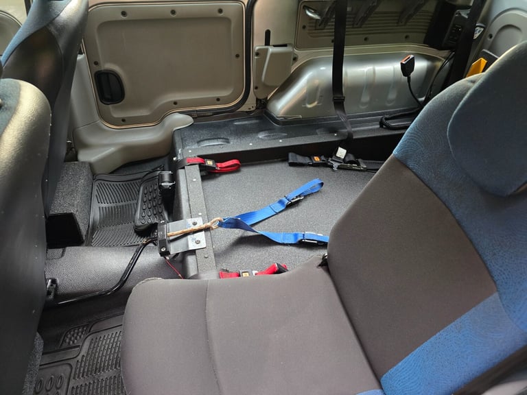 2008 Renault Kangoo Wheelchair Accessible Vehicle + 3 Seater + Electric Remote Winch  Wheelchair ...