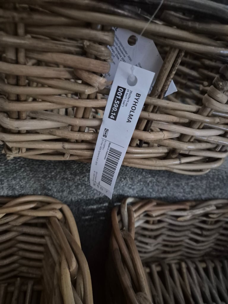 3 baskets from IKEA 