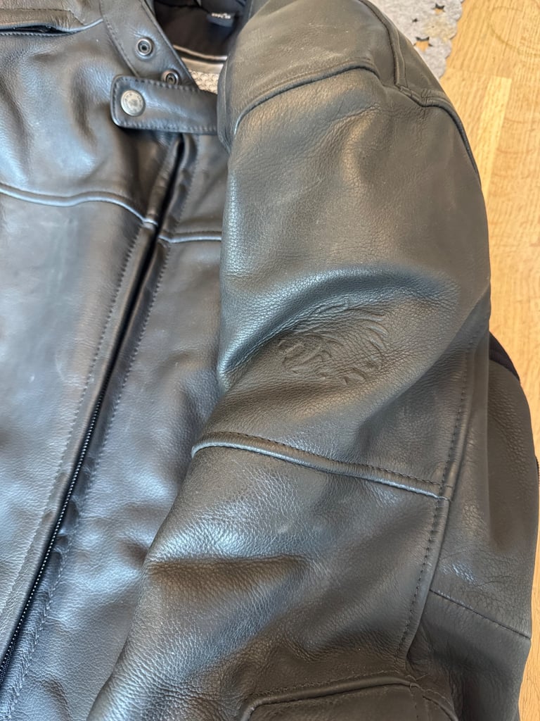 Motorcycle leather jacket - BKS size 42
