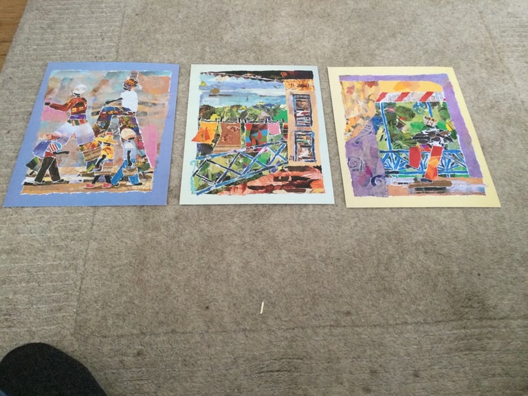 image for 3 Prints of a Caribbean theme. Nice Prints