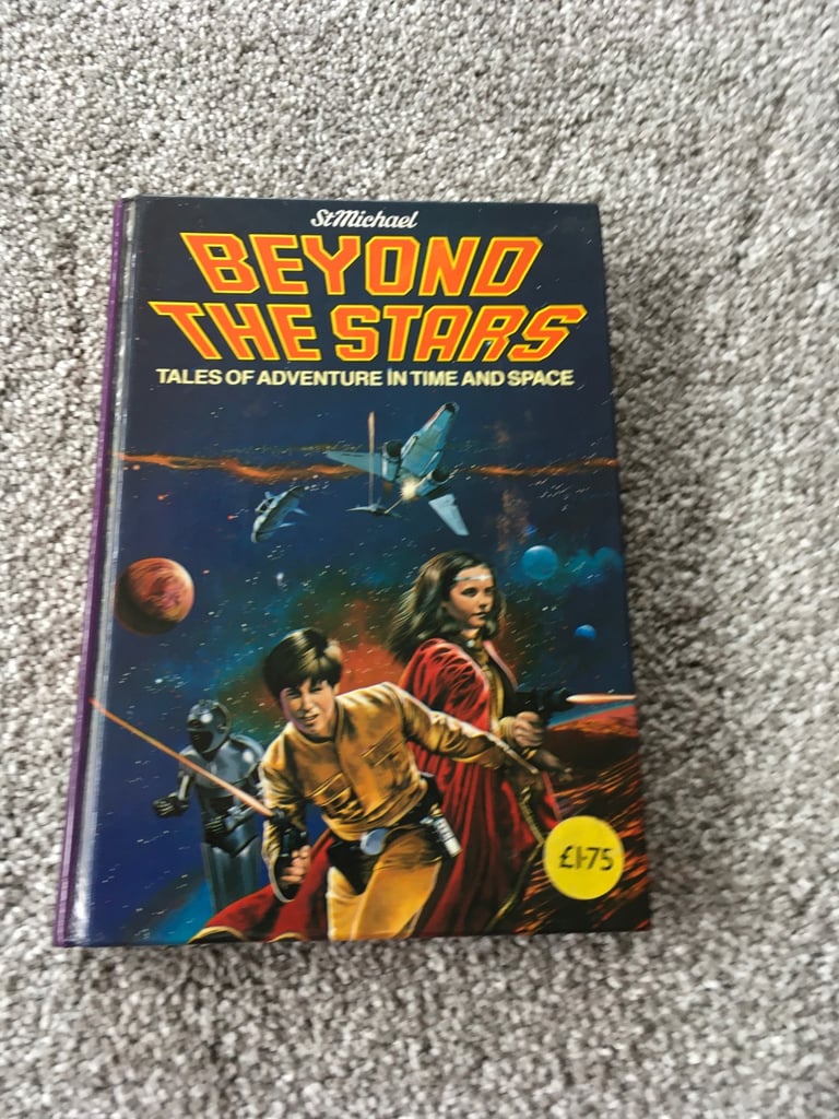 Vintage space stories book. 