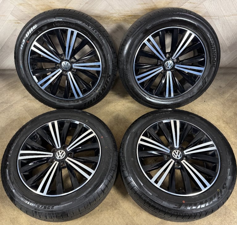 18'' GENUINE VW TIGUAN PATAGONIA ALLOY WHEELS TYRES ALLOYS 5NA601025AB