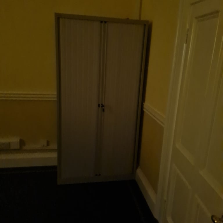 image for Bisley Lockable full sized tambour storage cabinet 