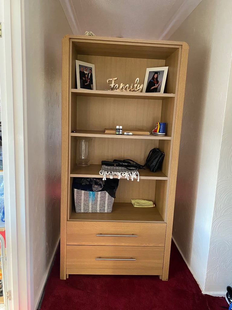 image for SOLID UNIT WHITH SHELVES - DELIVERY AVAILABLE 