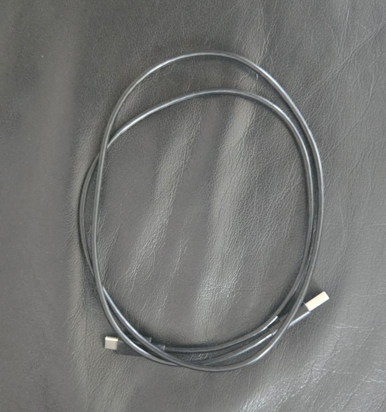 Black USB to Type C cable Cord / wire 