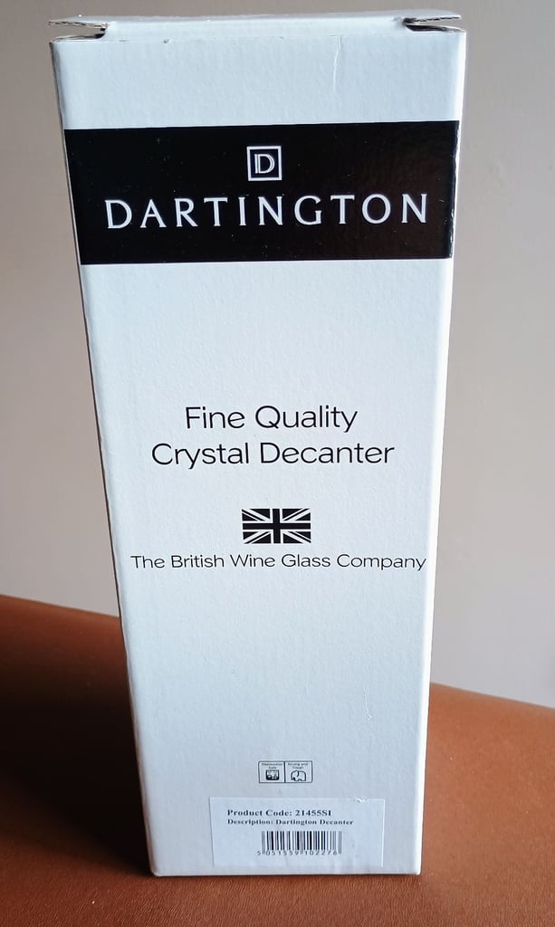 New Dartington Crystal Decanter
