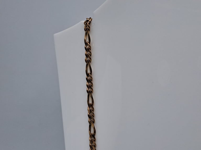 Pre-Owned 9ct Yellow Gold Figaro Chain