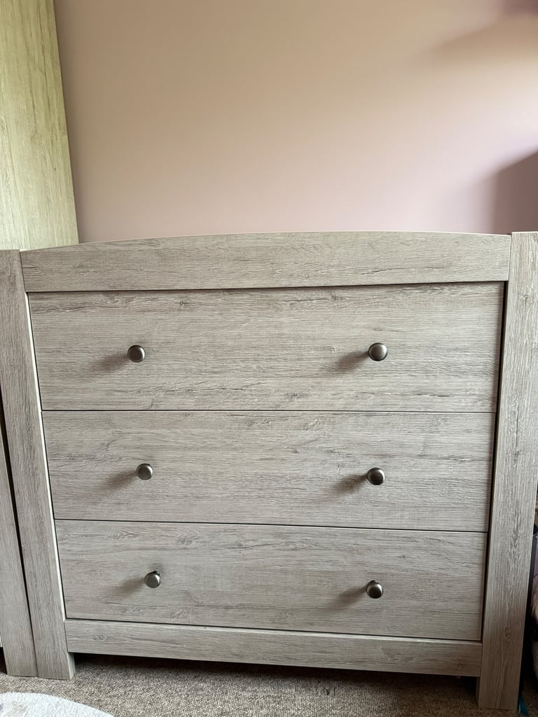 Silver Cross 3 piece nursery furniture