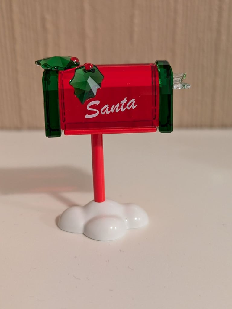 SWAROVSKI HOLIDAY CHEERS – SANTA’S MAILBOX 5630338 – Retired (PICKUP RG2 8UQ)