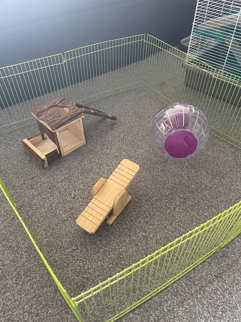 Large Hamster Cage & Accessories 