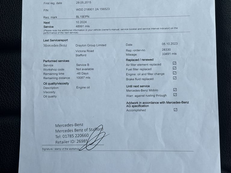 2015 Mercedes-Benz CLS 2.1 CLS220 BlueTEC AMG Line Shooting Brake 5dr Diesel G-Tronic+ Euro 6 (s/...