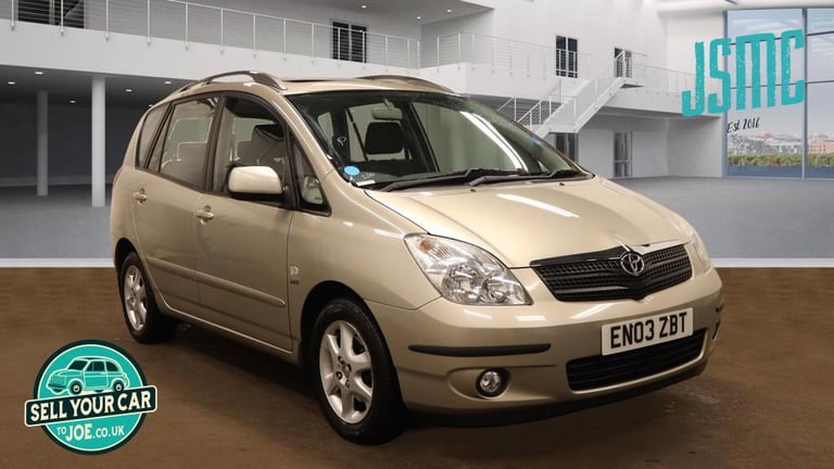 2003 Toyota Corolla Verso 1.8 VVT-i T Spirit 5dr Auto MPV PETROL Automatic