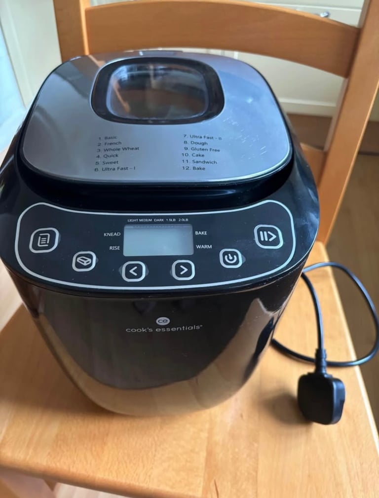 image for Cooks Essentials Bread Maker 809917 Black