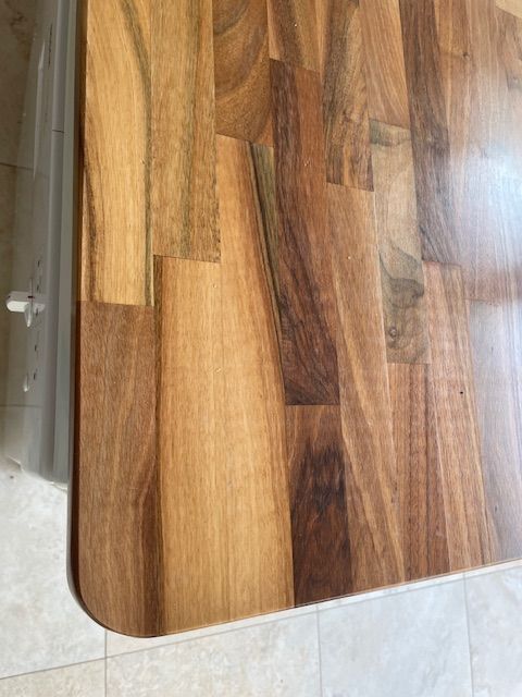 27mm hardwood Kitchen Work Top - 2 pieces 